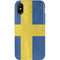 Sweden Flag Distressed iPhone X Pro Case